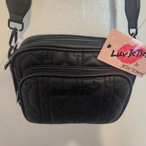 Luv Betsey Black Crossbody Bag